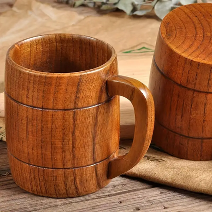 Wood Grain Coffee Mug