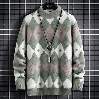 Argyle Cashmere Sweater