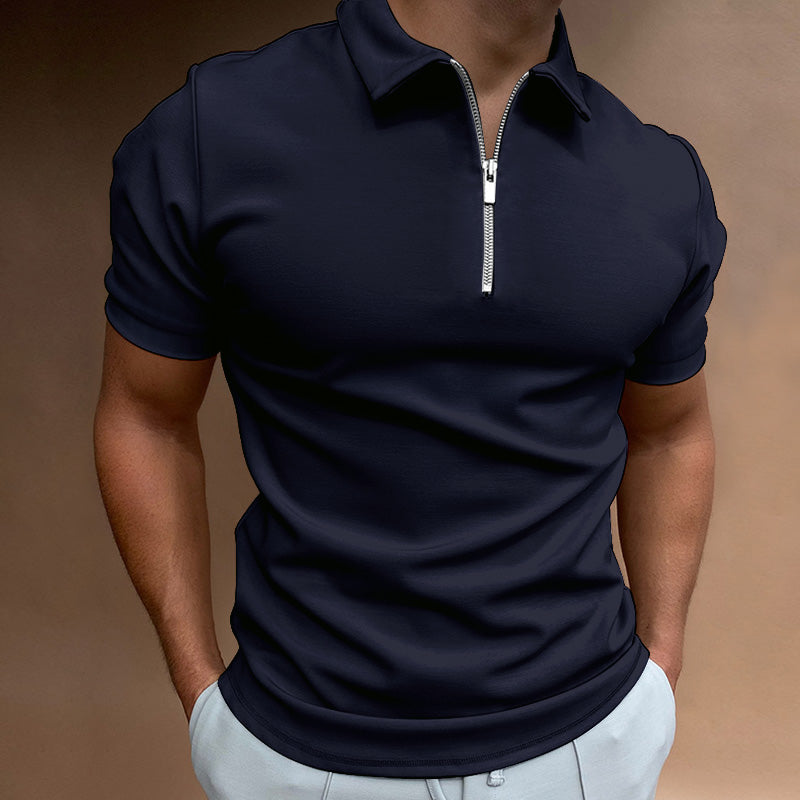 KAMARI® Zipper Polo Shirt