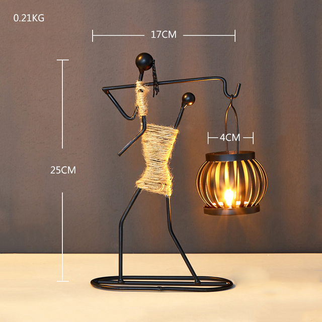 Candle Holder Figurine