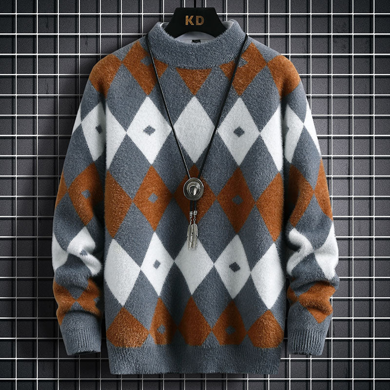 Argyle Cashmere Sweater