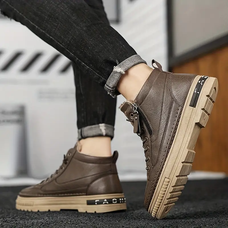 Mens Fleece Lined Boots