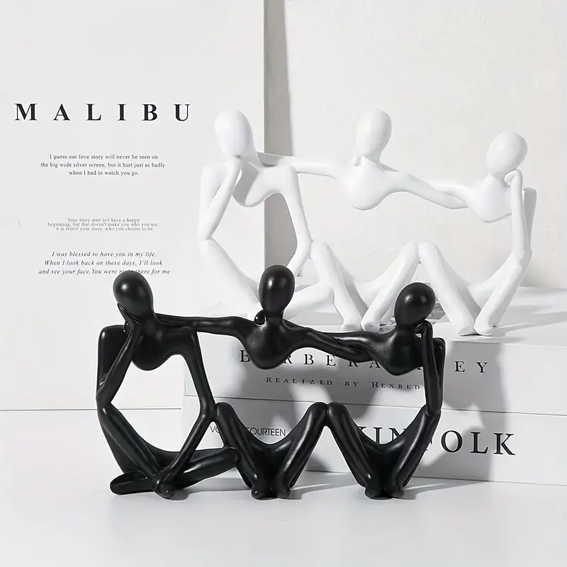 The 3 Thinkers' Figurines