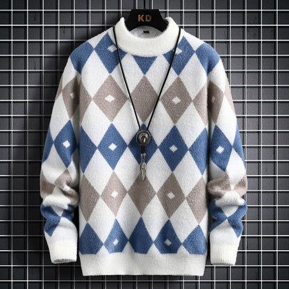 Argyle Cashmere Sweater