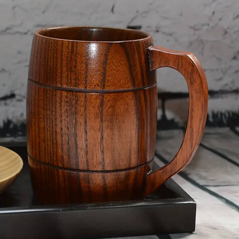 Wood Grain Coffee Mug