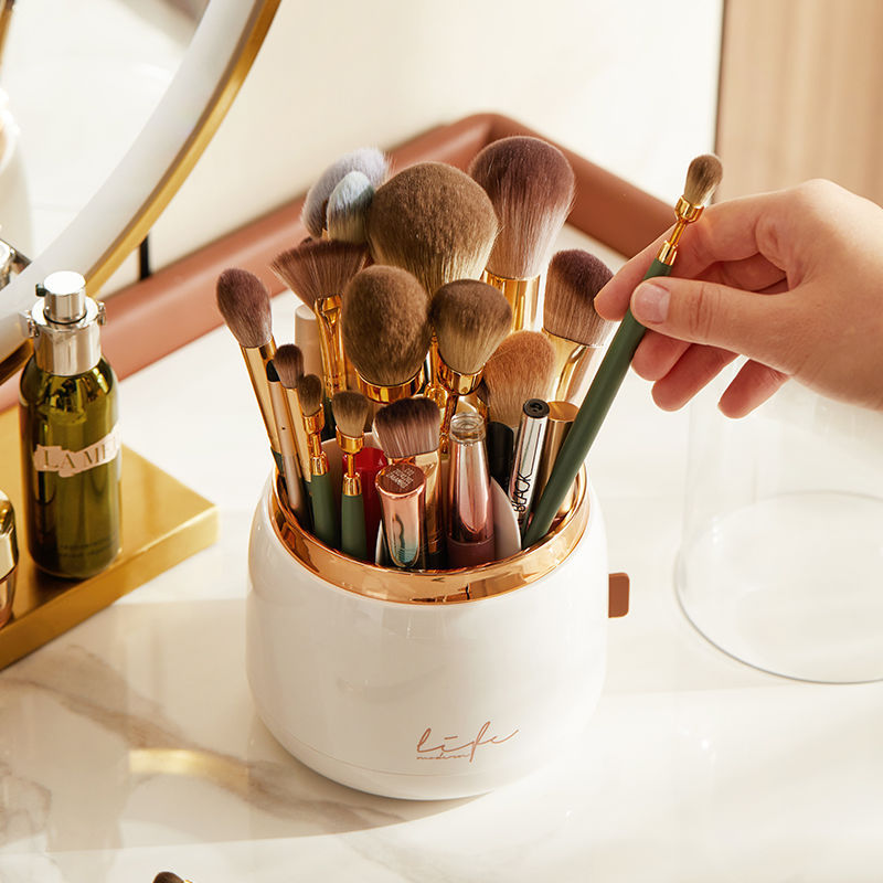 360° Makeup Brush Organizer