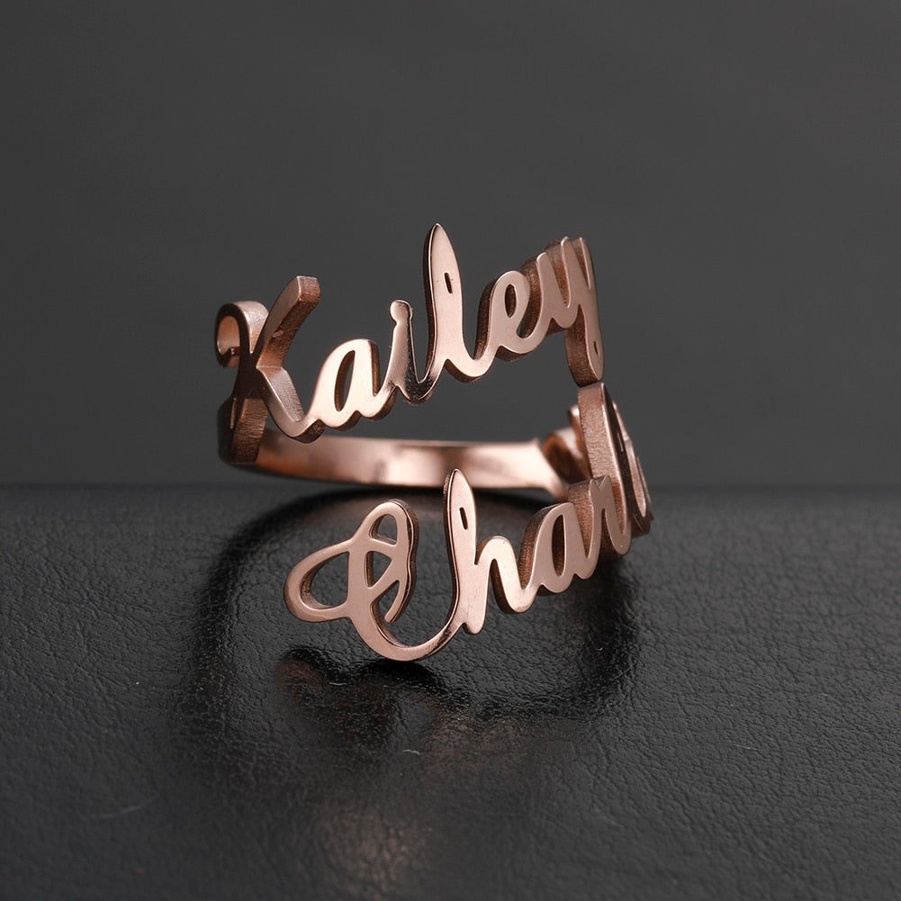 Custom Name Ring