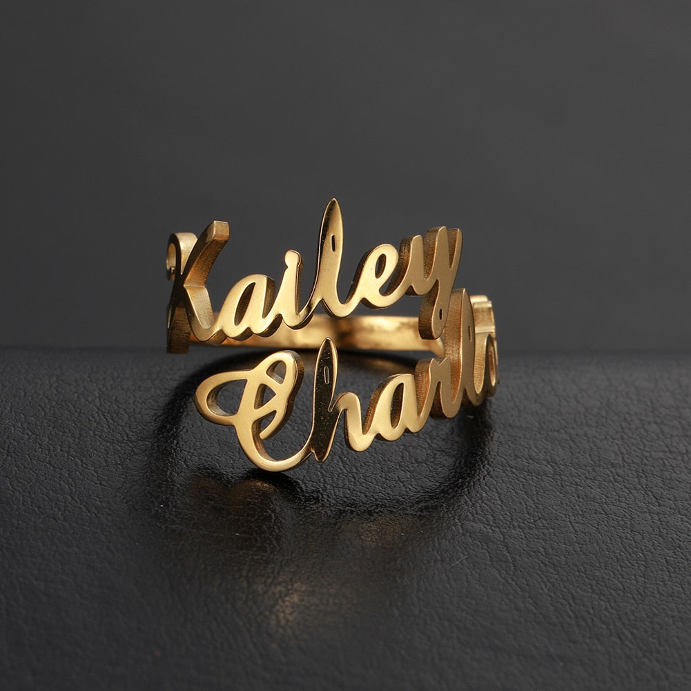 Custom Name Ring