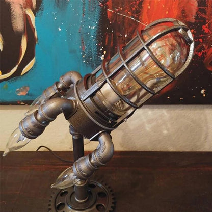 Steampunk Rocket Lamp®